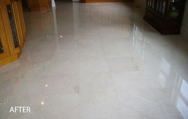 Marble Floor Polish, Crack Repair